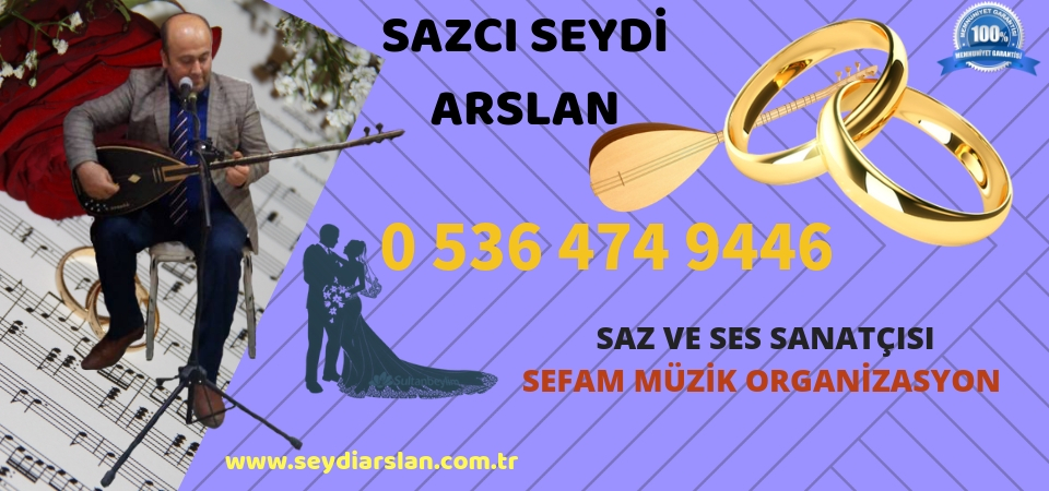 Düğün, Nişan, Sünnet ve Özel günlerinizde Organizasyon yapılır. Saz ve ses sanatçısı Sazcı Seydi Arslan Düğün, Nişan, Sünnet ve Özel günlerinizde Organizasyon yapılır. Saz ve ses sanatçısı Sazcı Seydi Arslan