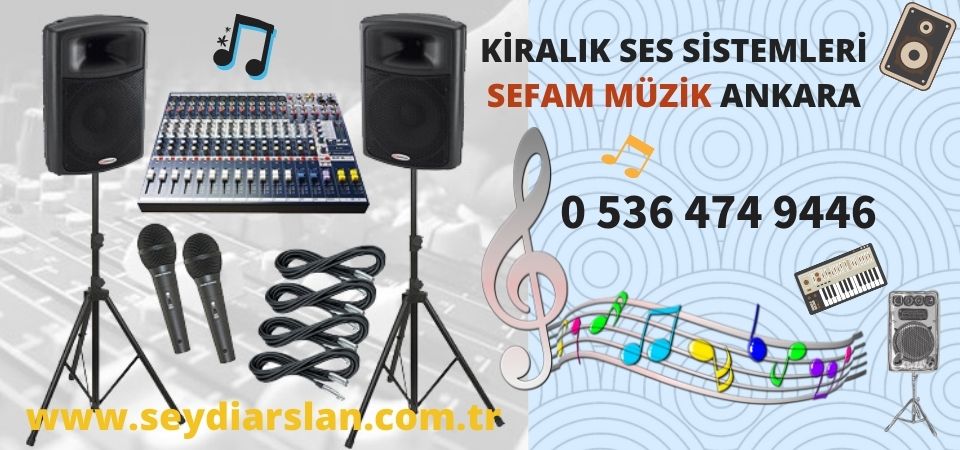 Ankara Elmadağ Düğün Ses Sistemleri Kiralama 0536 474 94 46 - 0552 474 94 46