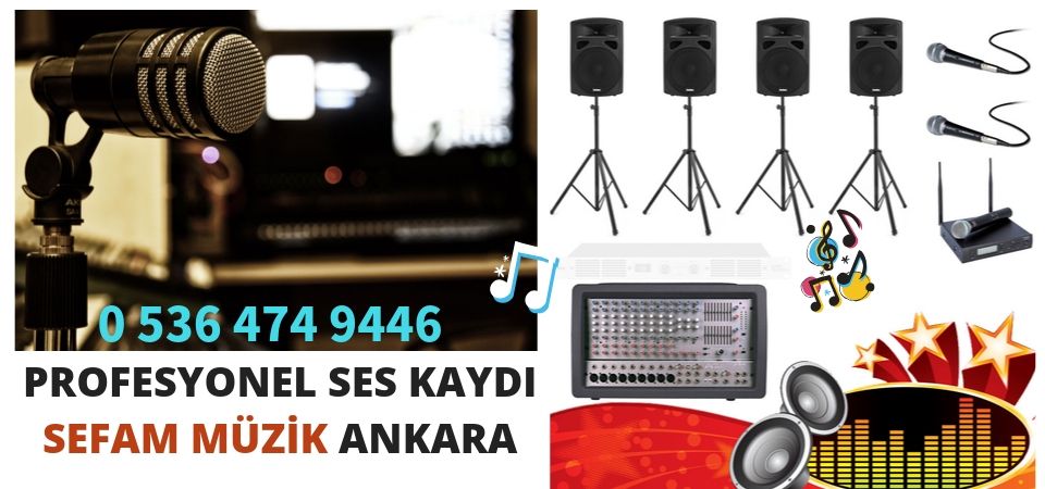 Ankara Ayaş Profesyonel Stüdyo Ses Kaydı Yapılır 0536 474 94 46 - 0552 474 94 46