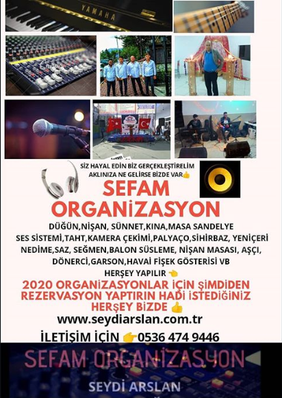 Ankara Gölbaşı / Ankara Sefam Organizasyon Ankara 0536 474 94 46 - 0552 474 94 46