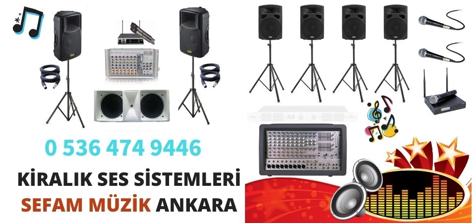 Ankara SİNCAN BACI MAH. Profesyonel Ses Sistemi Kirala | Ses Sistemi Kiralama Hizmeti 0536 474 94 46 - 0552 474 94 46