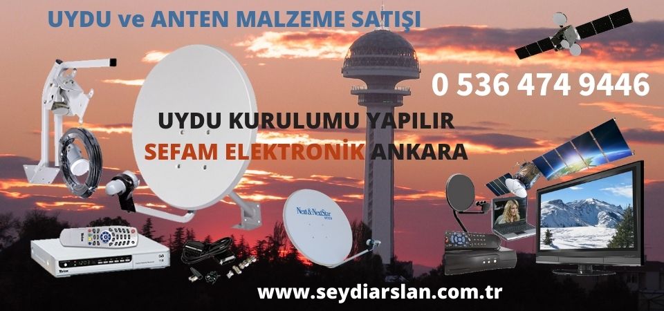Ankara ELVANKENT TOPÇU MAH. Sefam Elektronik Malzeme Satışı ve Uydu Kurulumu 0536 474 94 46 - 0552 474 94 46
